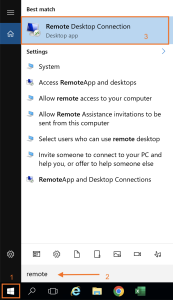 windows 10 start menu snippet with DRP