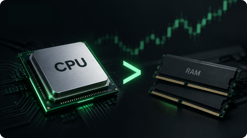 Why CPU Frequency Matters More Than RAM for MT4